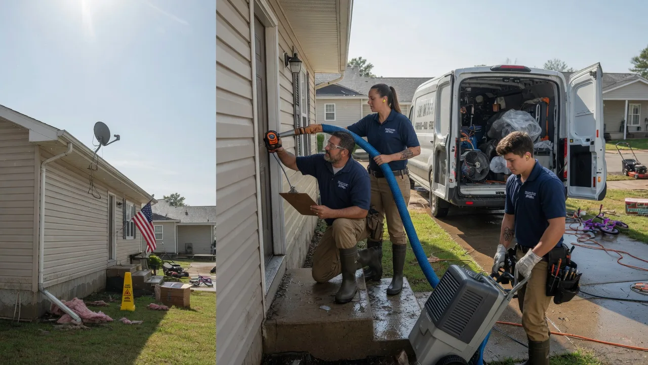 Ceiling Water Damage Restoration in Conesville, OH near me